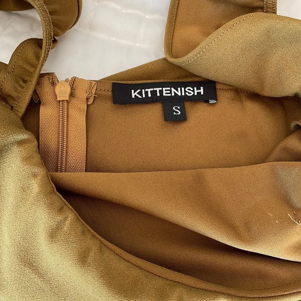 Kittenish Olive jumpsuit - Picture 4 of 4